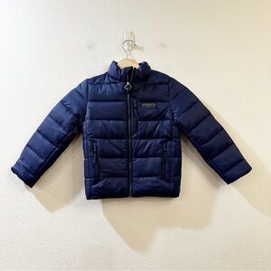 Vineyard Vines Boys Mountain Weekend Puffer Jacket in Deep Bay Navy NWT Size 5